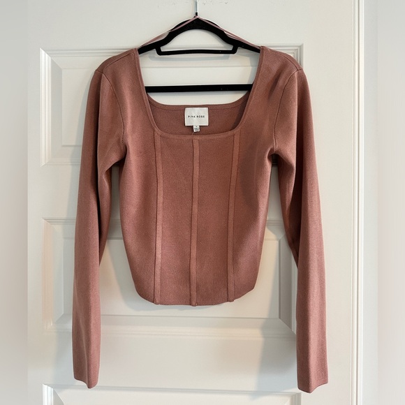 Pink Rose Pink Top - Picture 1 of 4